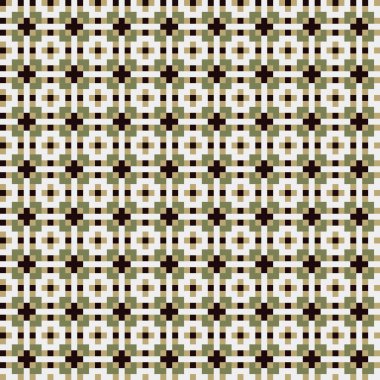 Soyut çapraz desen, üretken hesaplama sanatı illüstrasyonu 