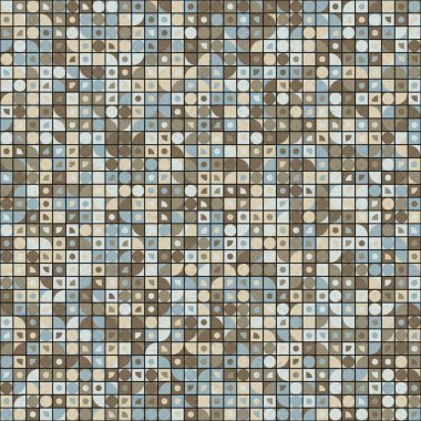 Soyut Geometrik Desen üretken hesaplama sanatı çizimi