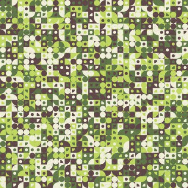 soyut geometrik desen, hesaplama sanatı illüstrasyonu