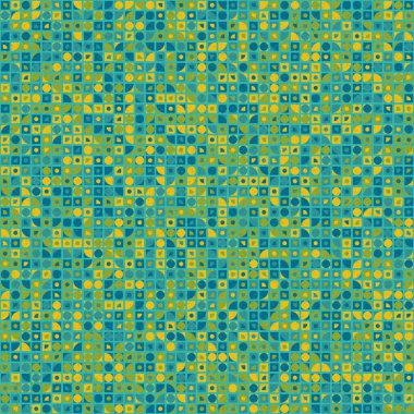soyut geometrik desen, hesaplama sanatı illüstrasyonu