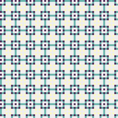 Soyut çapraz desenli üretken hesaplama sanatı çizimi