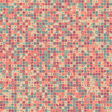 soyut geometrik desen, hesaplama sanatı illüstrasyonu