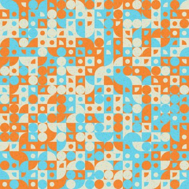 soyut geometrik desen, hesaplama sanatı illüstrasyonu