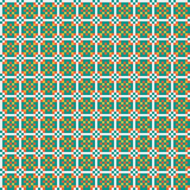 Soyut çapraz desenli üretken hesaplama sanatı çizimi