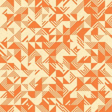 Soyut Geometrik Desen üretken hesaplama sanatı çizimi