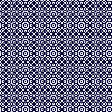 Soyut çapraz desenli üretken hesaplama sanatı çizimi