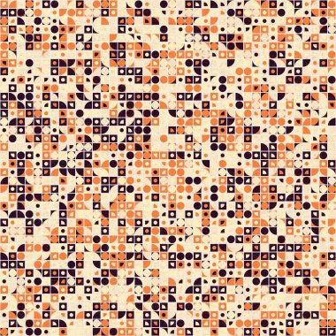soyut geometrik desen, hesaplama sanatı illüstrasyonu