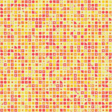 soyut geometrik desen, hesaplama sanatı illüstrasyonu