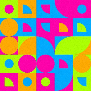 soyut geometrik desen, hesaplama sanatı illüstrasyonu