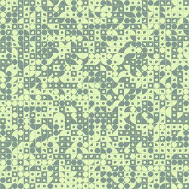 soyut geometrik desen, hesaplama sanatı illüstrasyonu