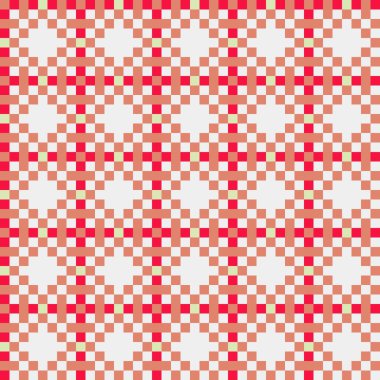 Soyut çapraz desenli üretken hesaplama sanatı çizimi