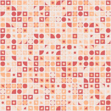 soyut geometrik desen, hesaplama sanatı illüstrasyonu