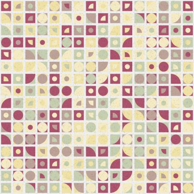 soyut geometrik desen, hesaplama sanatı illüstrasyonu