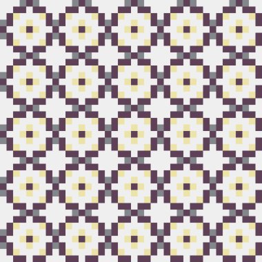 Soyut çapraz desenli üretken hesaplama sanatı çizimi