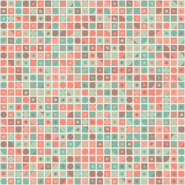Soyut Geometrik Desen üretken hesaplama sanatı çizimi