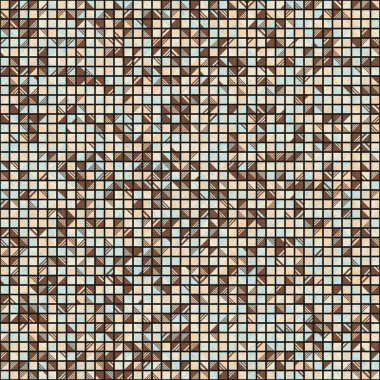 Soyut Geometrik Desen üretken hesaplama sanatı çizimi