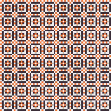 Soyut çapraz desenli üretken hesaplama sanatı çizimi