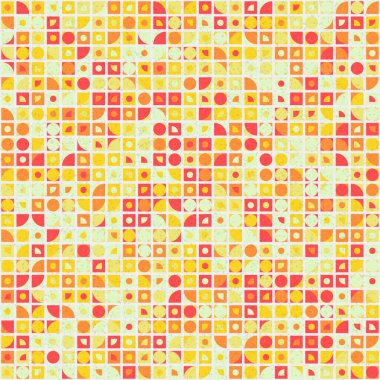 soyut geometrik desen, hesaplama sanatı illüstrasyonu