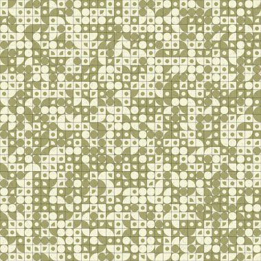 Soyut Geometrik Desen üretken hesaplama sanatı çizimi