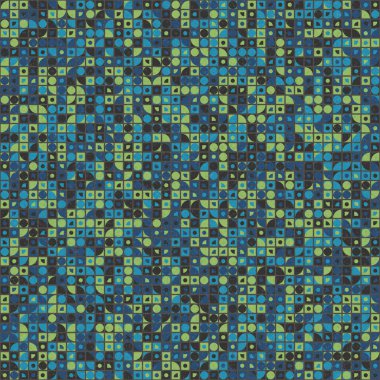 soyut geometrik desen, hesaplama sanatı illüstrasyonu