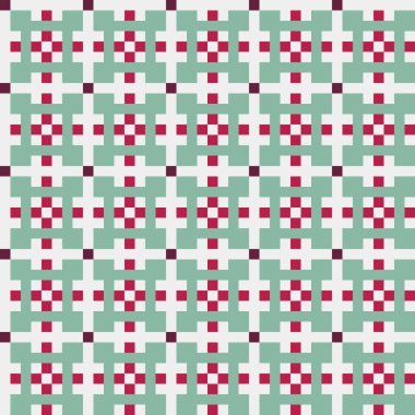 Soyut çapraz desenli üretken hesaplama sanatı çizimi