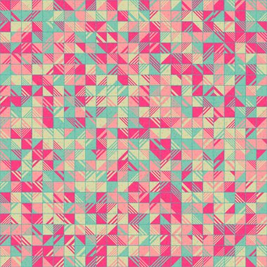 Soyut Geometrik Desen üretken hesaplama sanatı çizimi