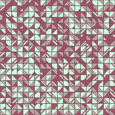 soyut geometrik desen, hesaplama sanatı illüstrasyonu