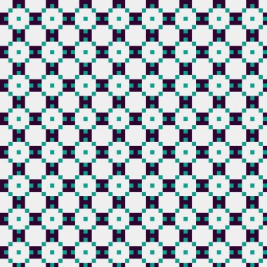 Soyut çapraz desenli üretken hesaplama sanatı çizimi