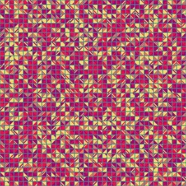 Soyut Geometrik Desen üretken hesaplama sanatı çizimi