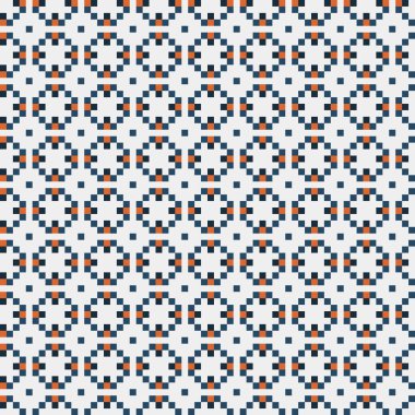 Soyut çapraz desenli üretken hesaplama sanatı çizimi