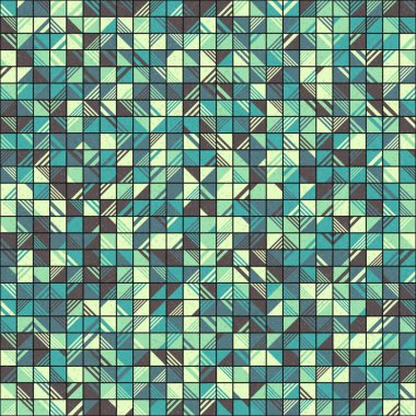 soyut geometrik desen, hesaplama sanatı illüstrasyonu