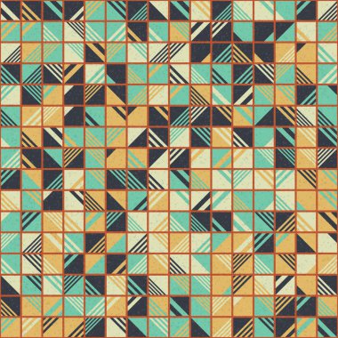 soyut geometrik desen, hesaplama sanatı illüstrasyonu