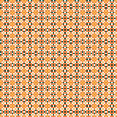 Soyut çapraz desenli üretken hesaplama sanatı çizimi