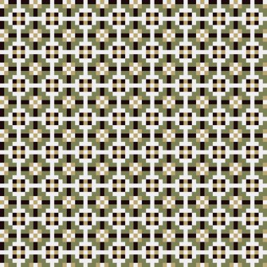 Soyut çapraz desen, üretken hesaplama sanatı illüstrasyonu 