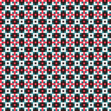 Soyut çapraz desen, üretken hesaplama sanatı illüstrasyonu 