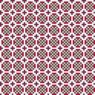 Soyut çapraz desen, üretken hesaplama sanatı illüstrasyonu 