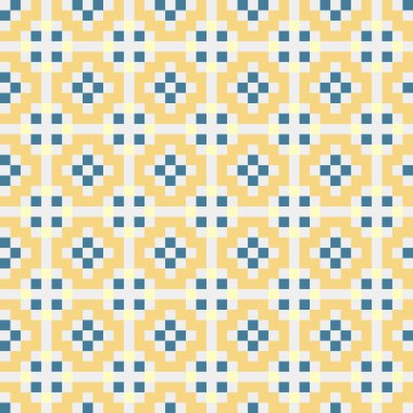 Soyut çapraz desenli üretken hesaplama sanatı çizimi