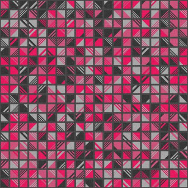 Soyut Geometrik Desen üretken hesaplama sanatı çizimi