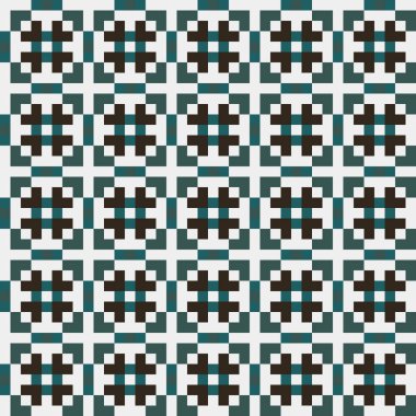 Soyut çapraz desenli üretken hesaplama sanatı çizimi