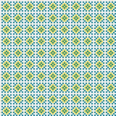 Soyut çapraz desen, üretken hesaplama sanatı illüstrasyonu 