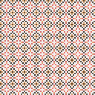 Soyut çapraz desenli üretken hesaplama sanatı çizimi