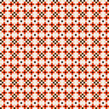 Soyut çapraz desenli üretken hesaplama sanatı çizimi