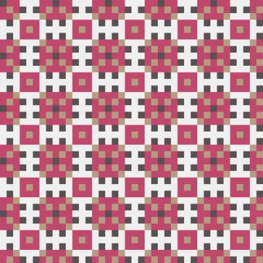 Soyut çapraz desen, üretken hesaplama sanatı illüstrasyonu 