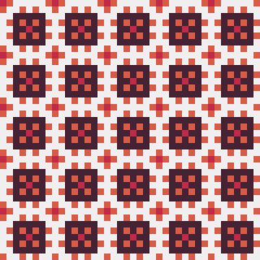 Soyut çapraz desenli üretken hesaplama sanatı çizimi