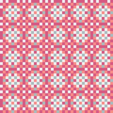 Soyut çapraz desenli üretken hesaplama sanatı çizimi