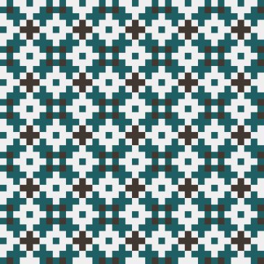 Soyut çapraz desen, üretken hesaplama sanatı illüstrasyonu 