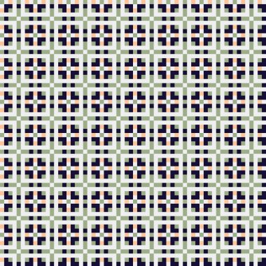 Soyut çapraz desen, üretken hesaplama sanatı illüstrasyonu 