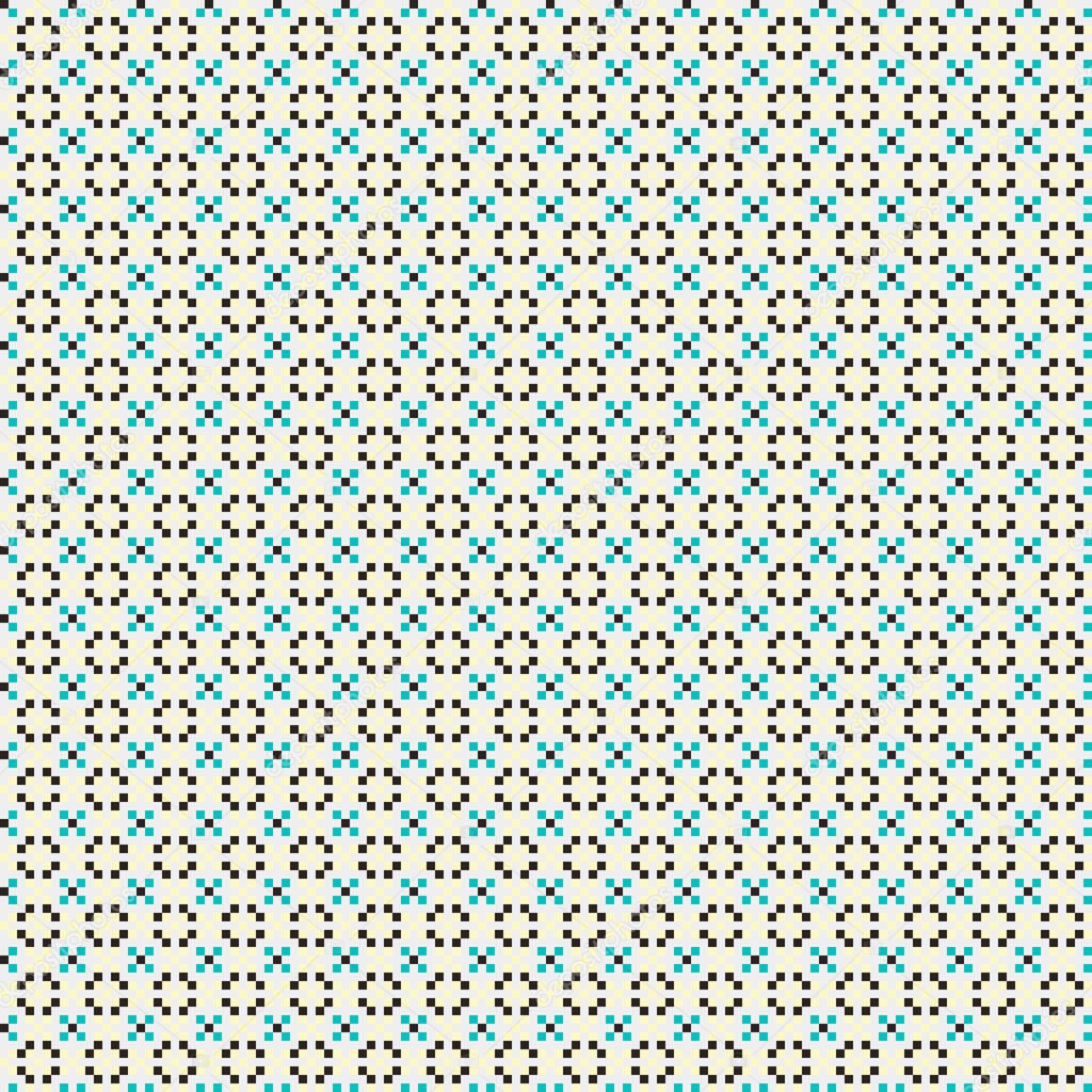 Vector of abstract cross pattern generative computational art illustration Abstract cross pattern generative computational art illustration stock vector