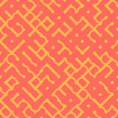 Soyut Geometrik Desen üretken hesaplama sanatı çizimi