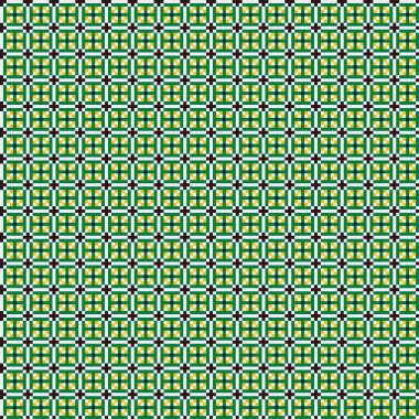 Soyut çapraz desen, üretken hesaplama sanatı illüstrasyonu  